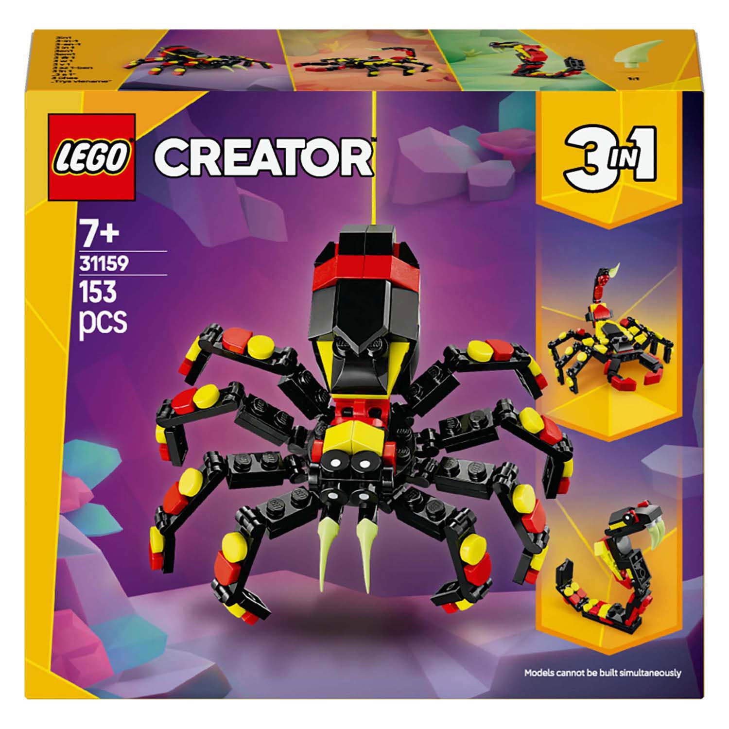 LEGO LEGO Creator 31159 Wildtiere: aufregende Spinne