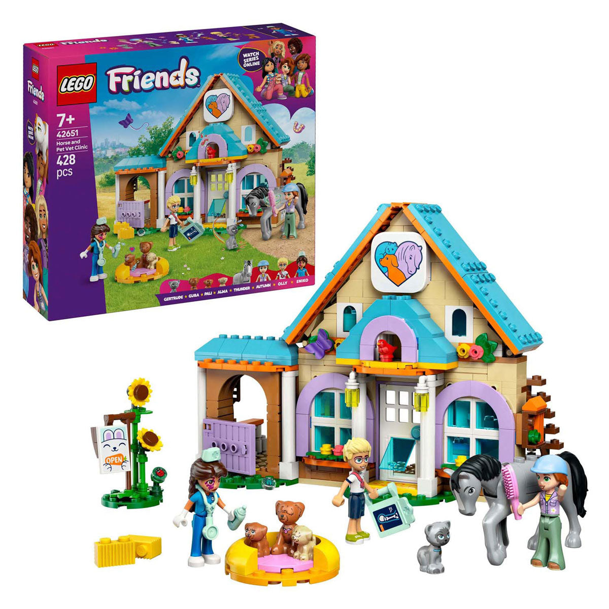 Lego Lego Friends 42651 Veterinärklinik für Pferde und Haustiere