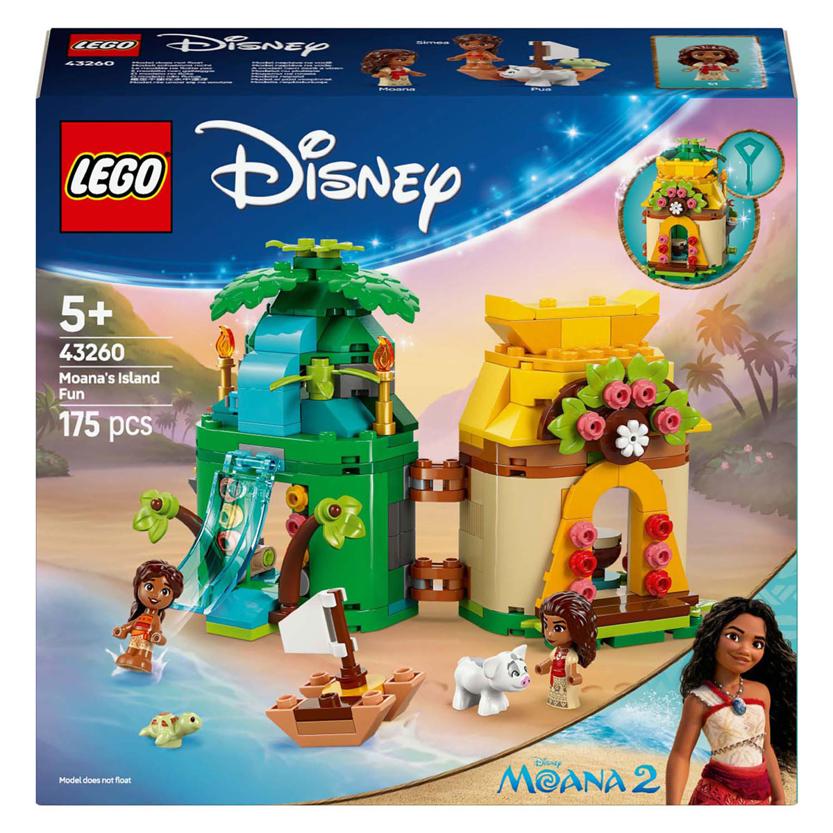 Lego Lego Prinzessin 43260 Vaianas Spielinsel