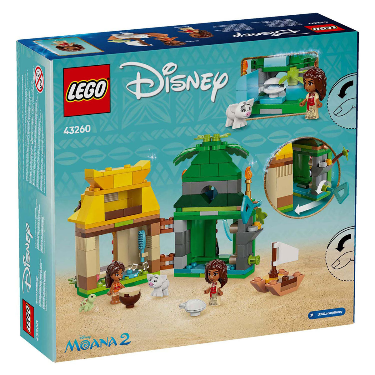 Lego Lego Prinzessin 43260 Vaianas Spielinsel