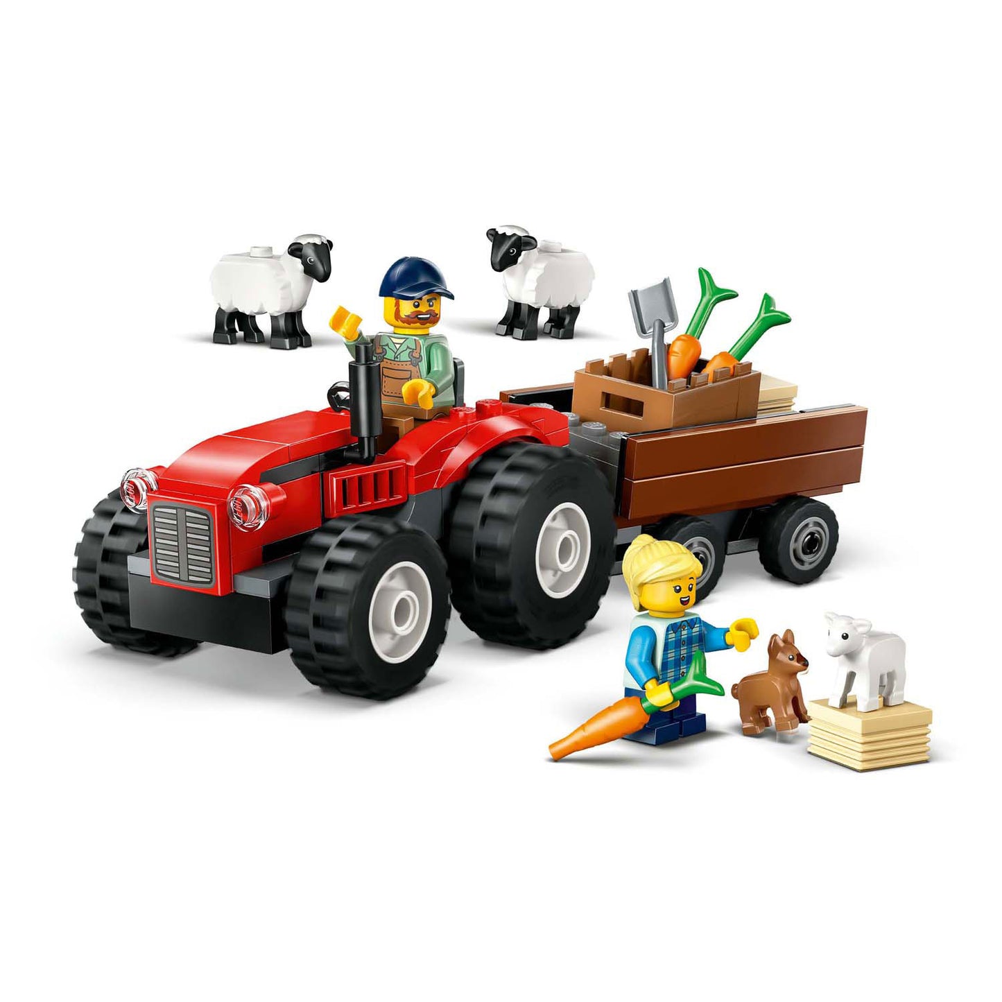 Lego Lego City 60461 Roter Traktor mit Anhänger und Schafen