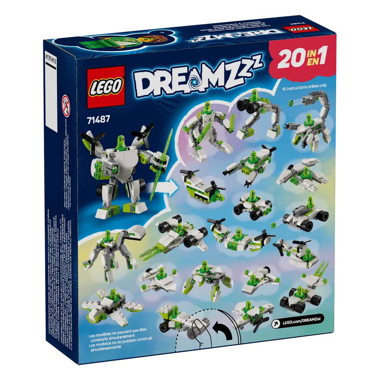 Lego Lego Dreamzzz 71487 Z-Blobs Roboter Vehicle Adventures