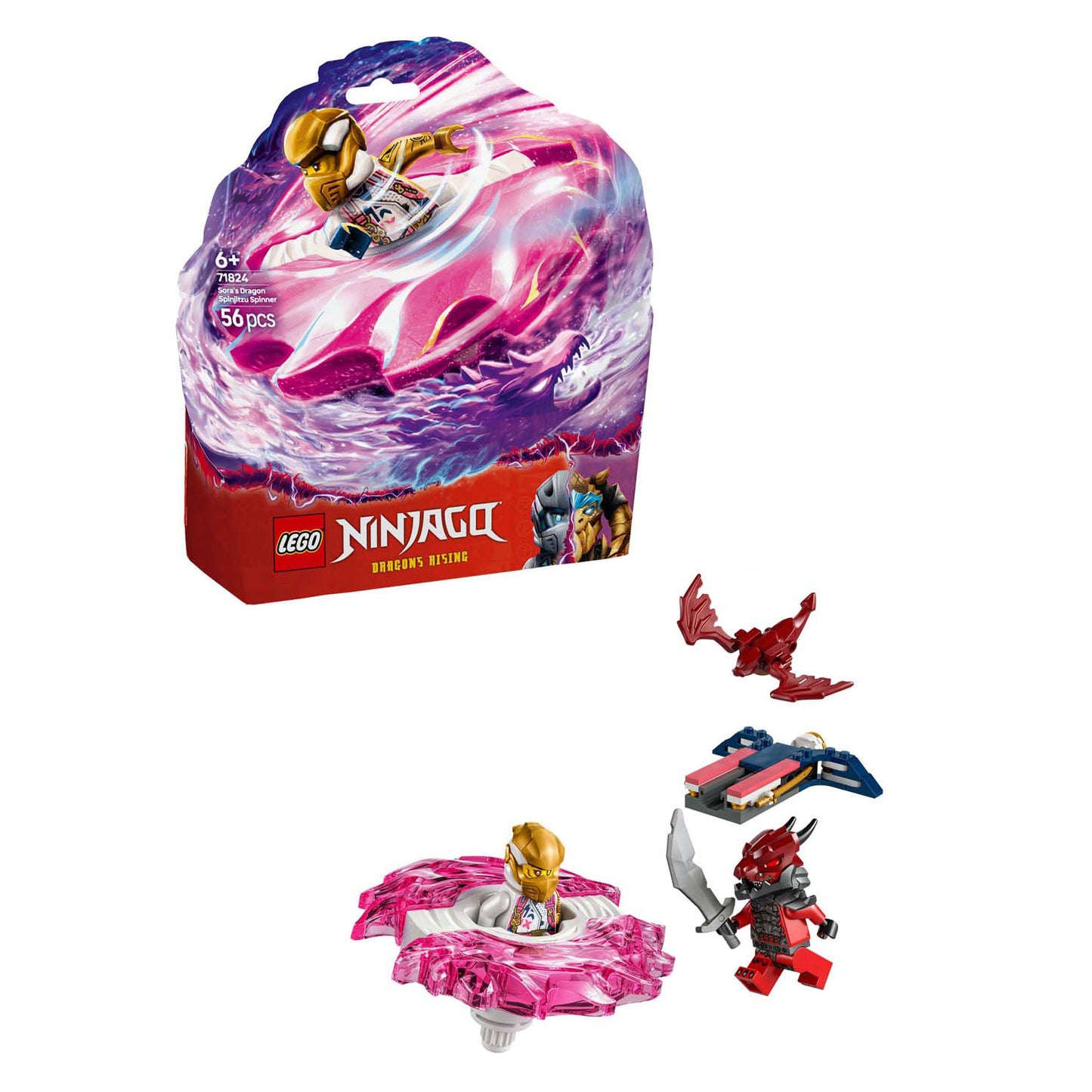 Lego Lego Ninjago 71824 Soras Spinjitzu Dragon Spinner