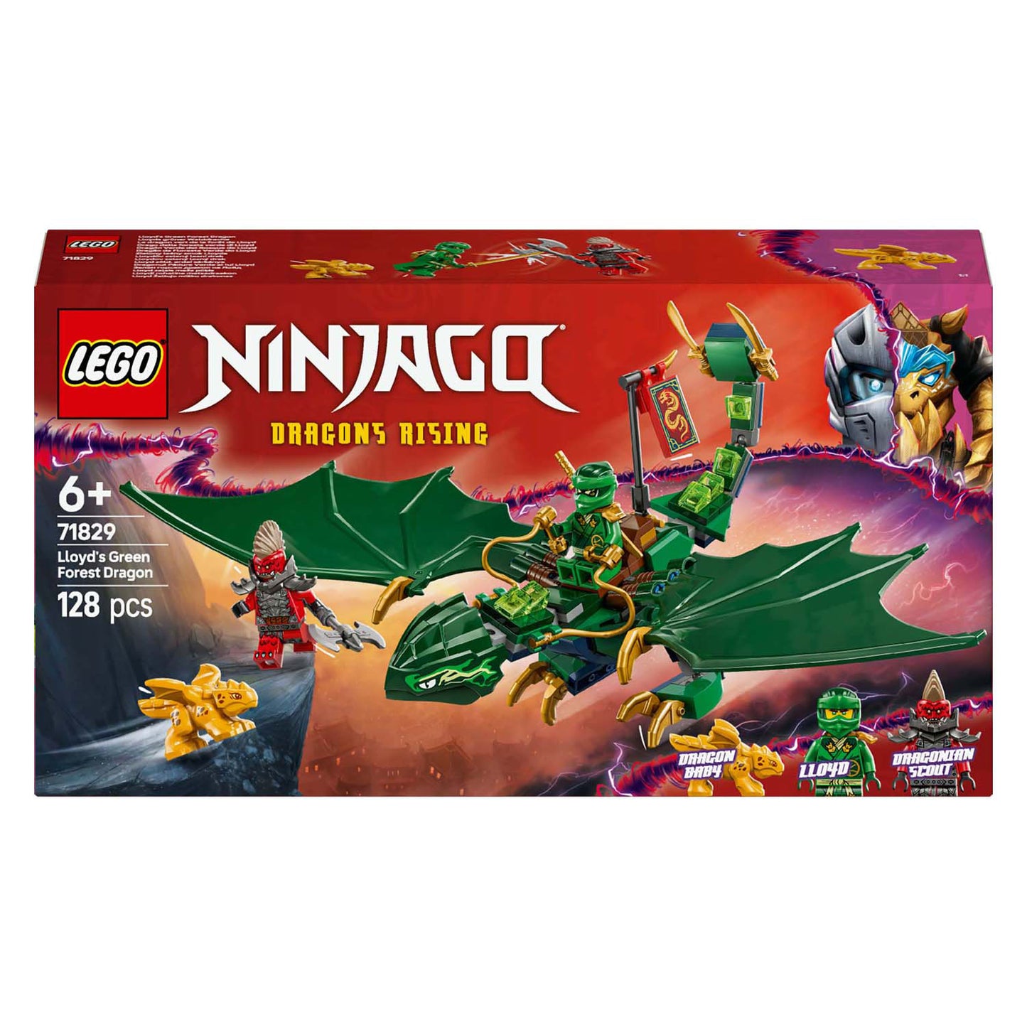 Lego Lego Ninjago 71829 Lloyds Green Forest Drache