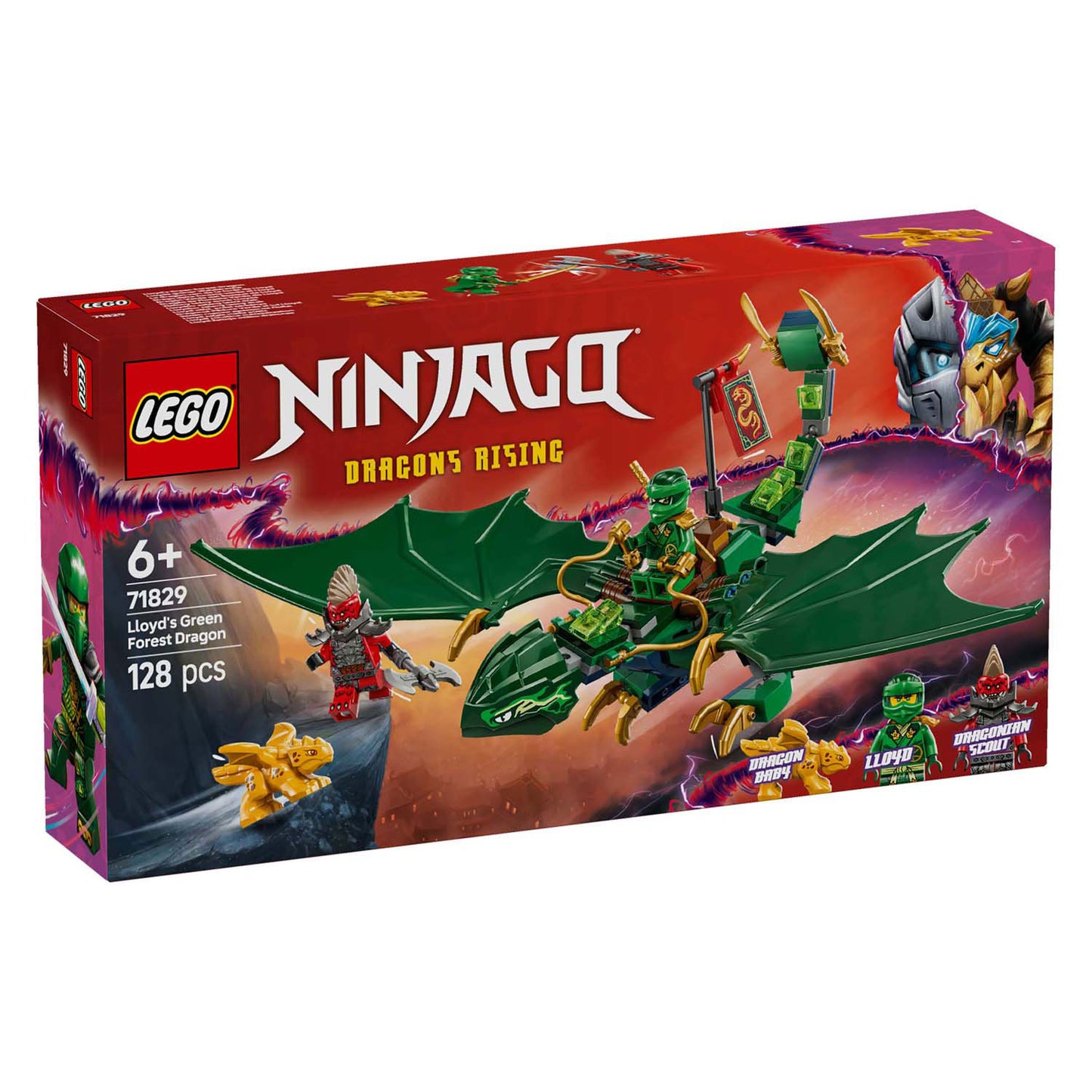 Lego Lego Ninjago 71829 Lloyds Green Forest Drache