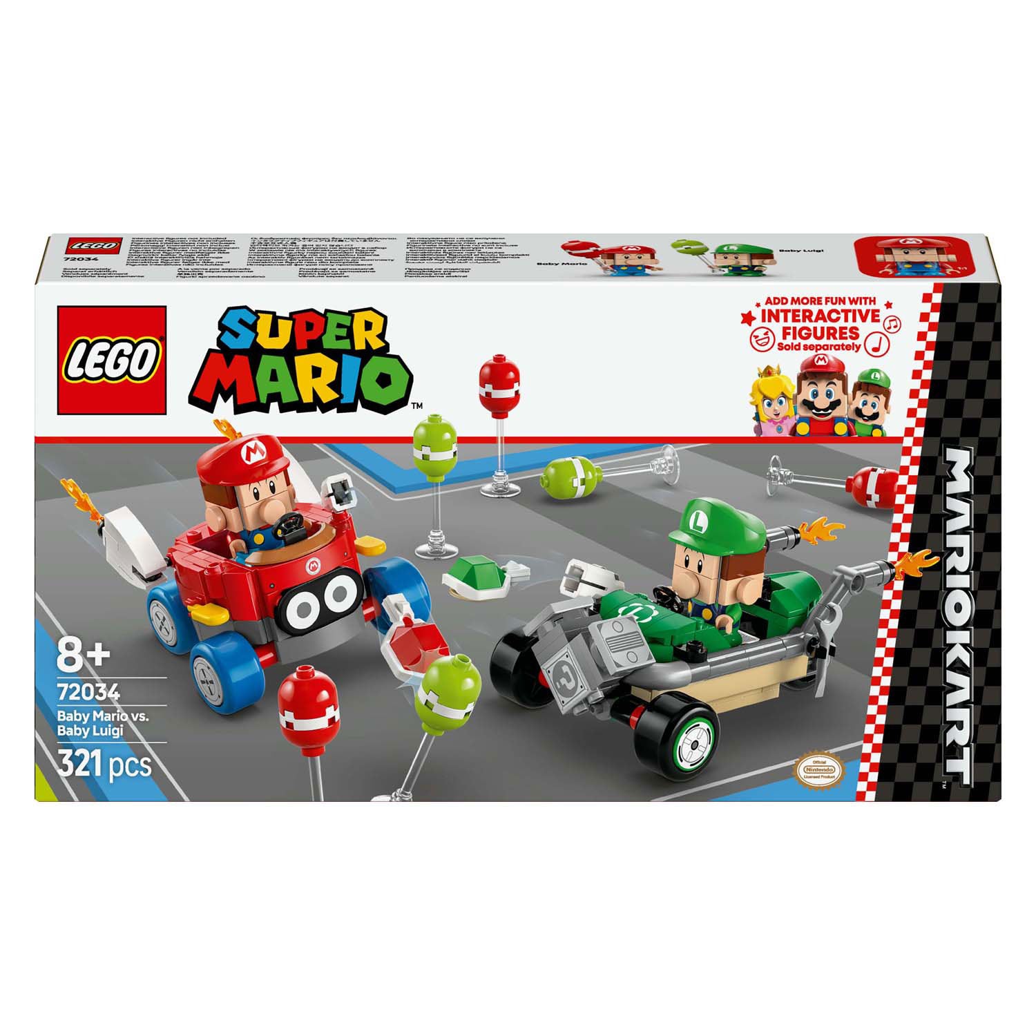 Lego Lego Super Mario 72034 Mario Kart Baby Mario Vs. Baby Luigi