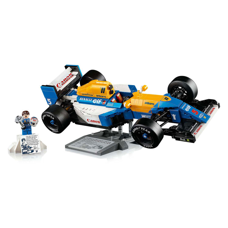 Lego -Ikonen 10353 Williams Racing FW14B und Nigel Mansell