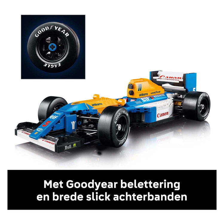 Lego -Ikonen 10353 Williams Racing FW14B und Nigel Mansell