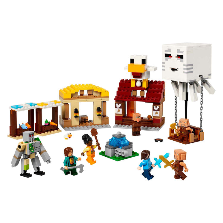 Lego Minecraft 21273 Der ghast-Ballon-Angriff auf das Dorf