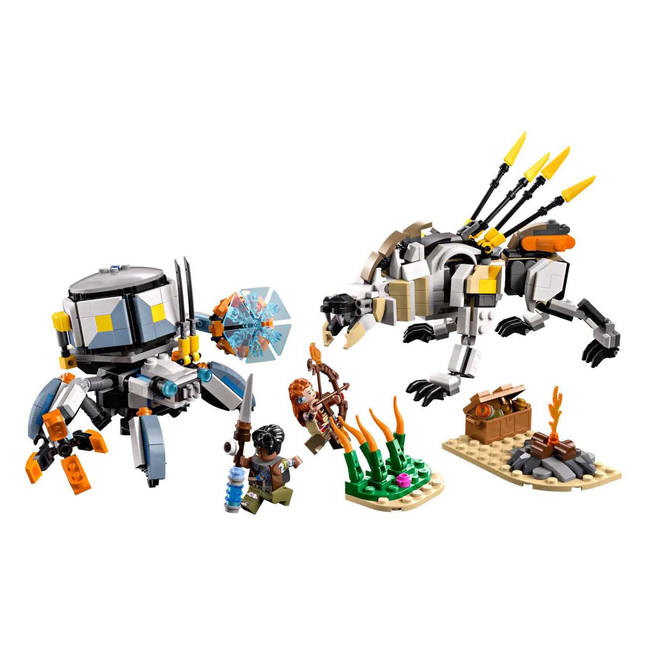 Lego Horizon 77037 Aloy und Varl gegen Shell-Walker und Sawtooth