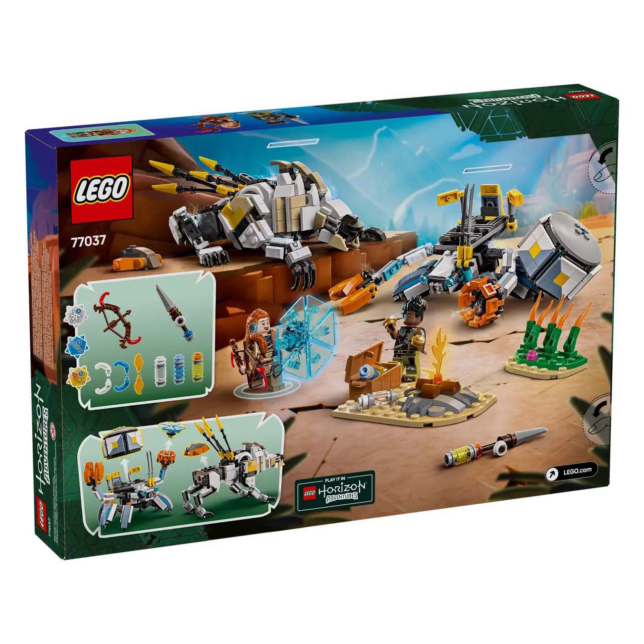Lego Horizon 77037 Aloy und Varl gegen Shell-Walker und Sawtooth