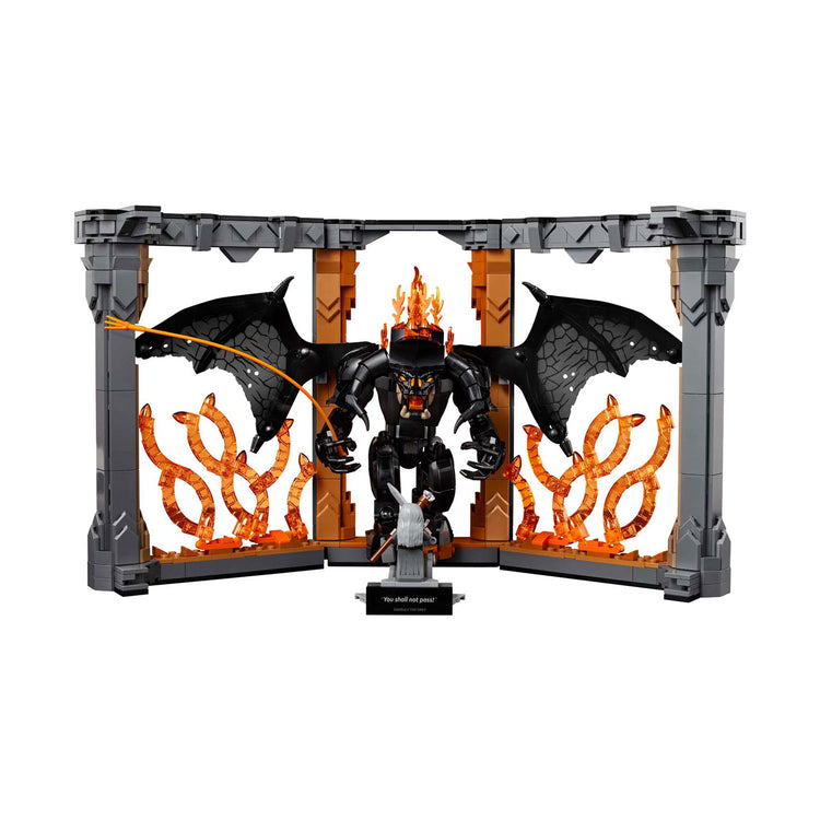 Lego -Ikonen 10367 Buch Stond der Herr der Ringe Balrog