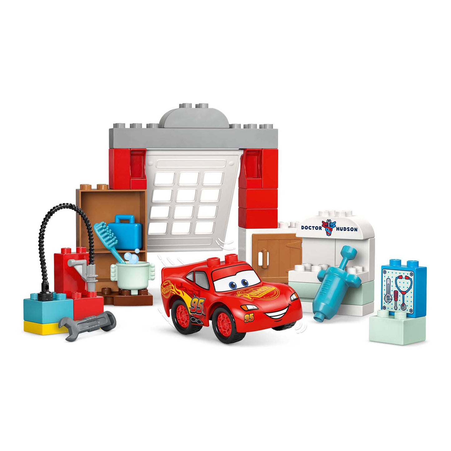 Disney Lego 10456 Duplo McQueens Besuch in der Docs Garage