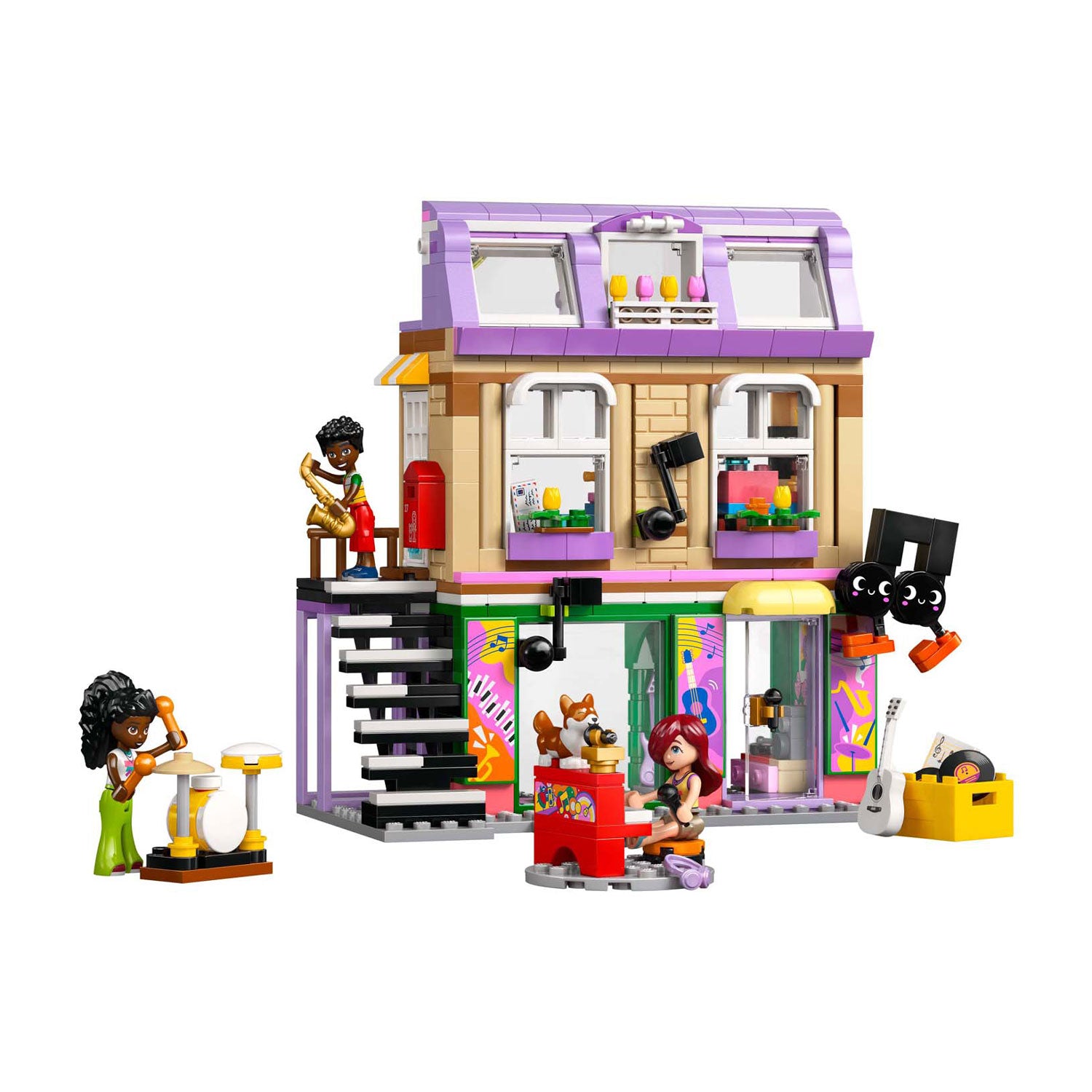 LEGO 42653 Freunde Musik Shop und Wohnung