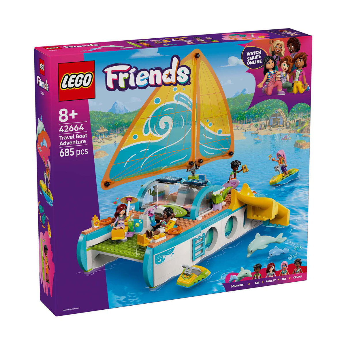 LEGO 42664 Freunde Abenteuerliche Bootsfahrt