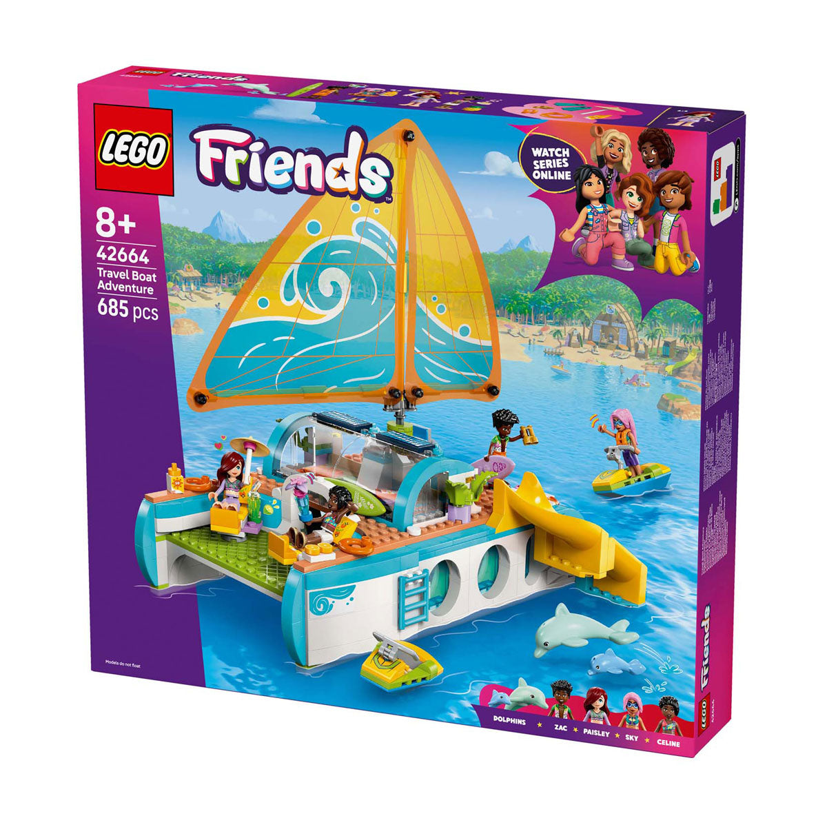 LEGO 42664 Freunde Abenteuerliche Bootsfahrt