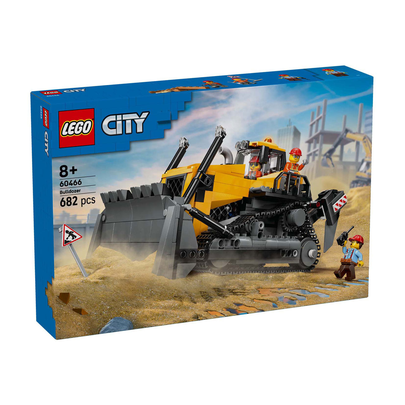 LEGO 60466 City Big Vehicles Gelb Bulldozer