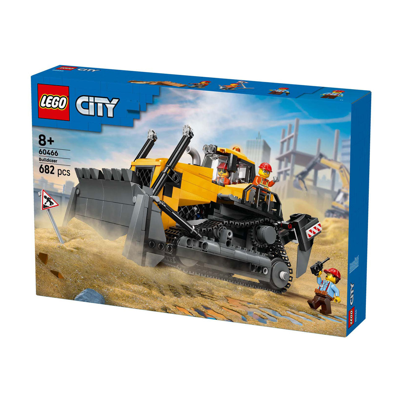 LEGO 60466 City Big Vehicles Gelb Bulldozer