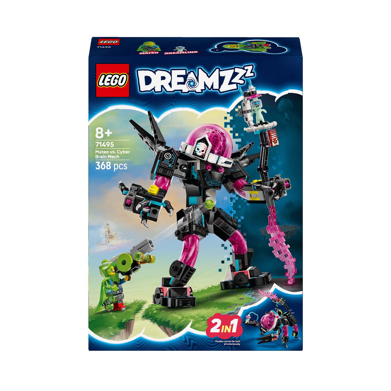 LEGO 71495 Dreamzzz Mateo gegen Cyber ​​Brain Mecha
