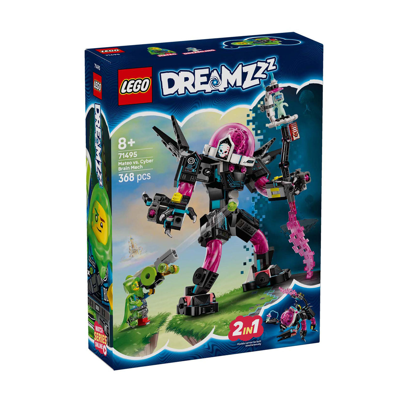 LEGO 71495 Dreamzzz Mateo gegen Cyber ​​Brain Mecha