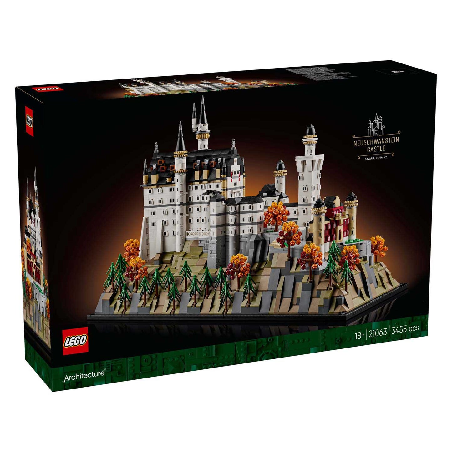 LEGO Architecture 21063 Slot Neuschwanstein Sammlung Set