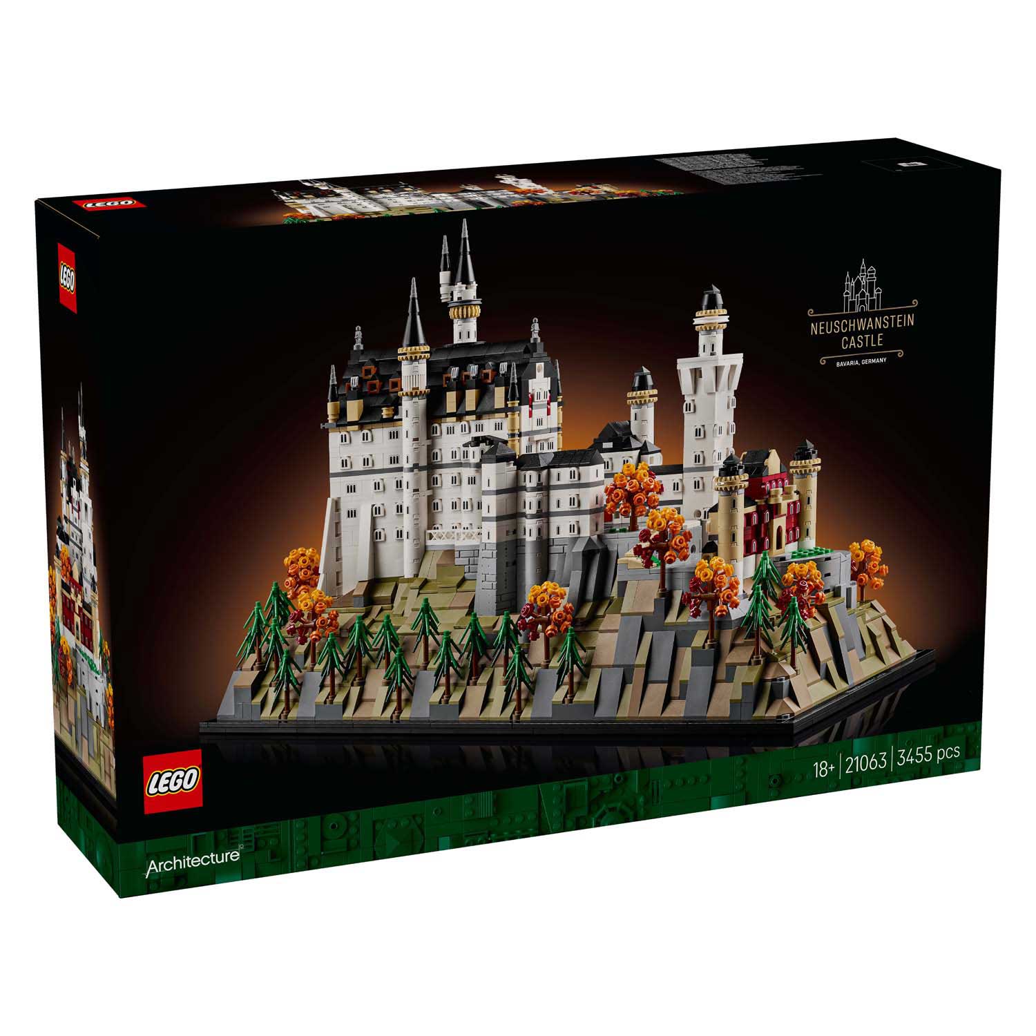 LEGO Architecture 21063 Slot Neuschwanstein Sammlung Set