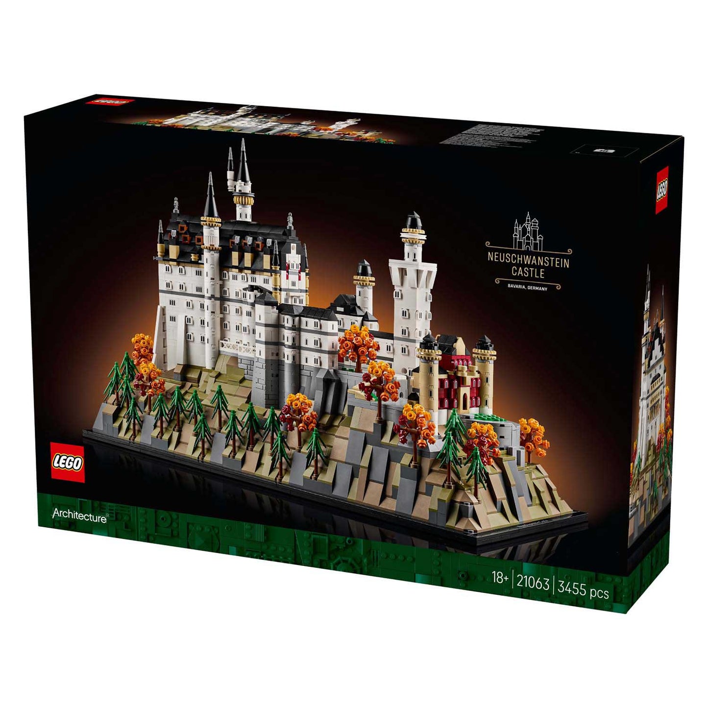 LEGO Architecture 21063 Slot Neuschwanstein Sammlung Set