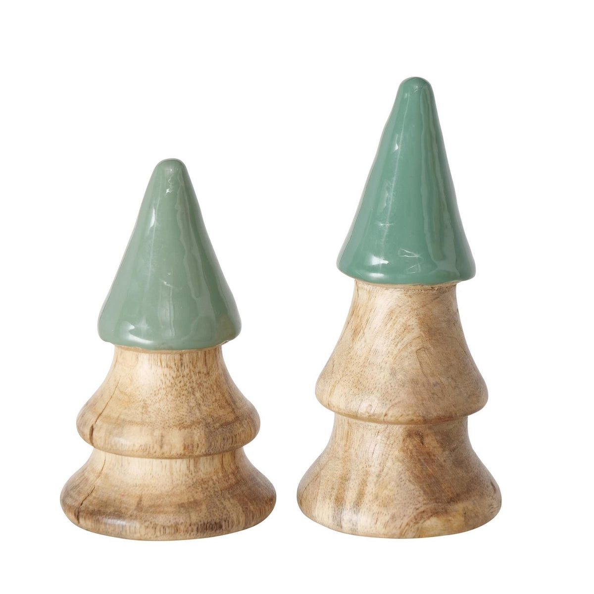 Boltze Home Weihnachtsbäume Holz 2er Set H11 und H13