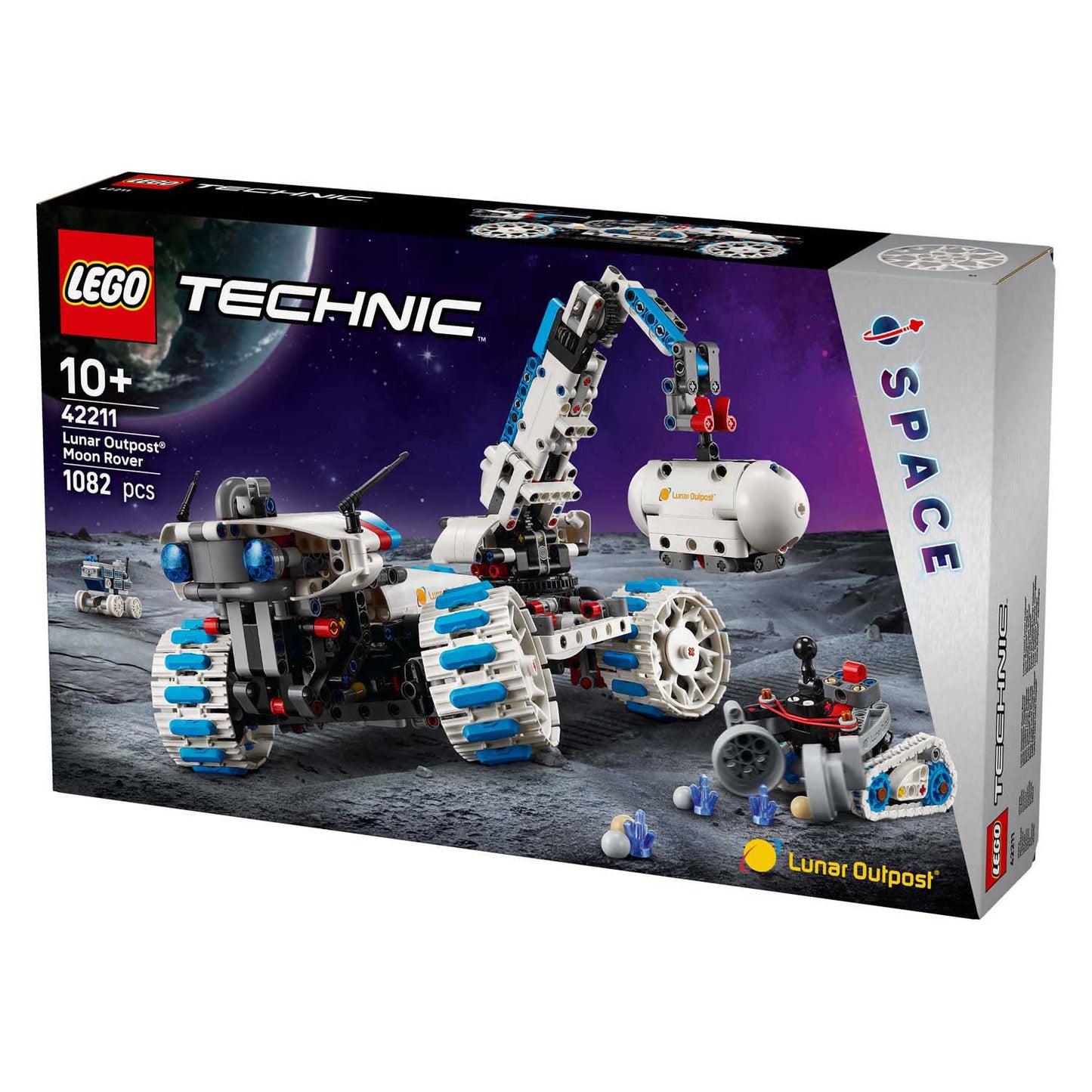 LEGO Technic 42211 Mond Außenposten Maanrover Raumfahrzeug