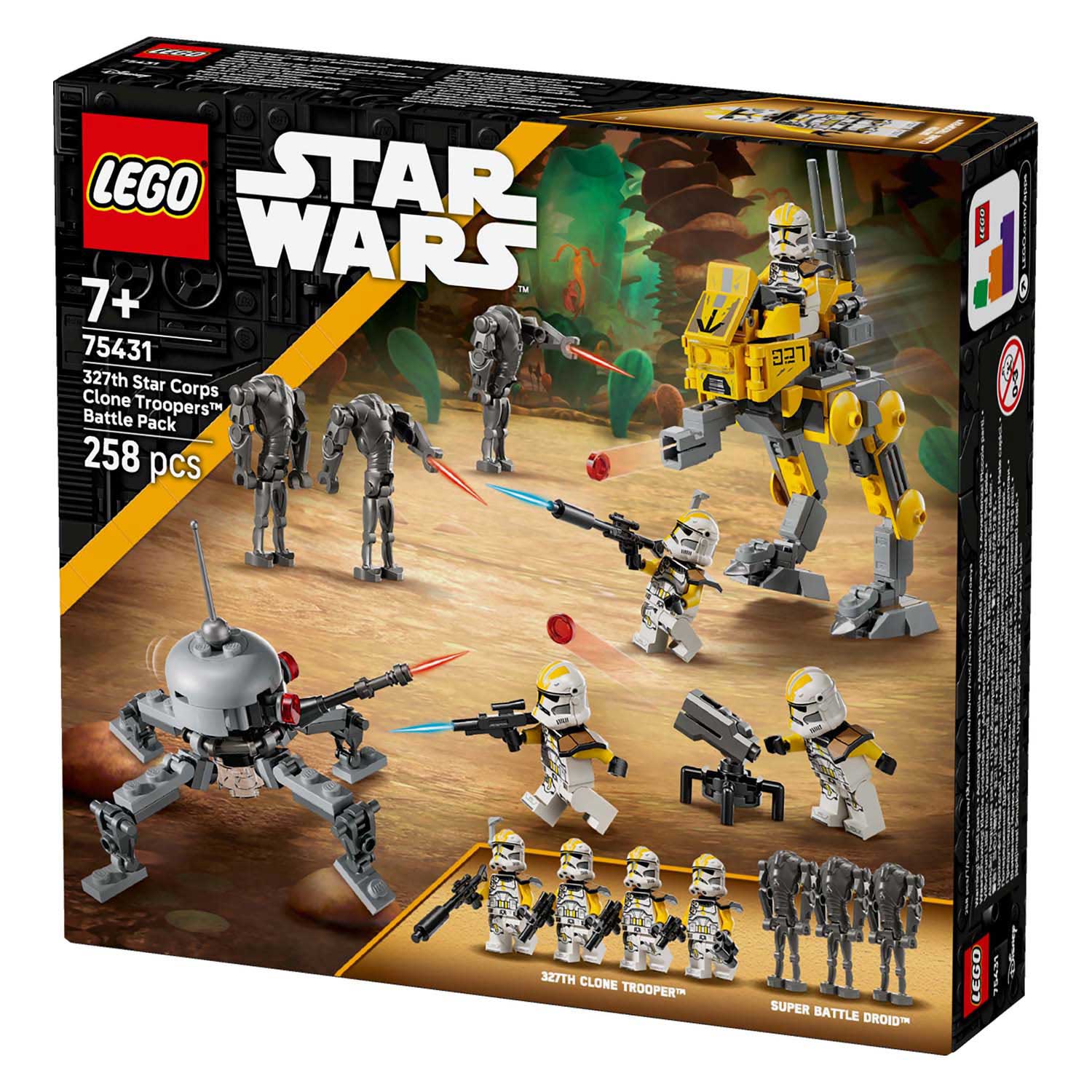 LEGO 75431 Star Wars 327th Star Corps Klon Troopers Battle Pack