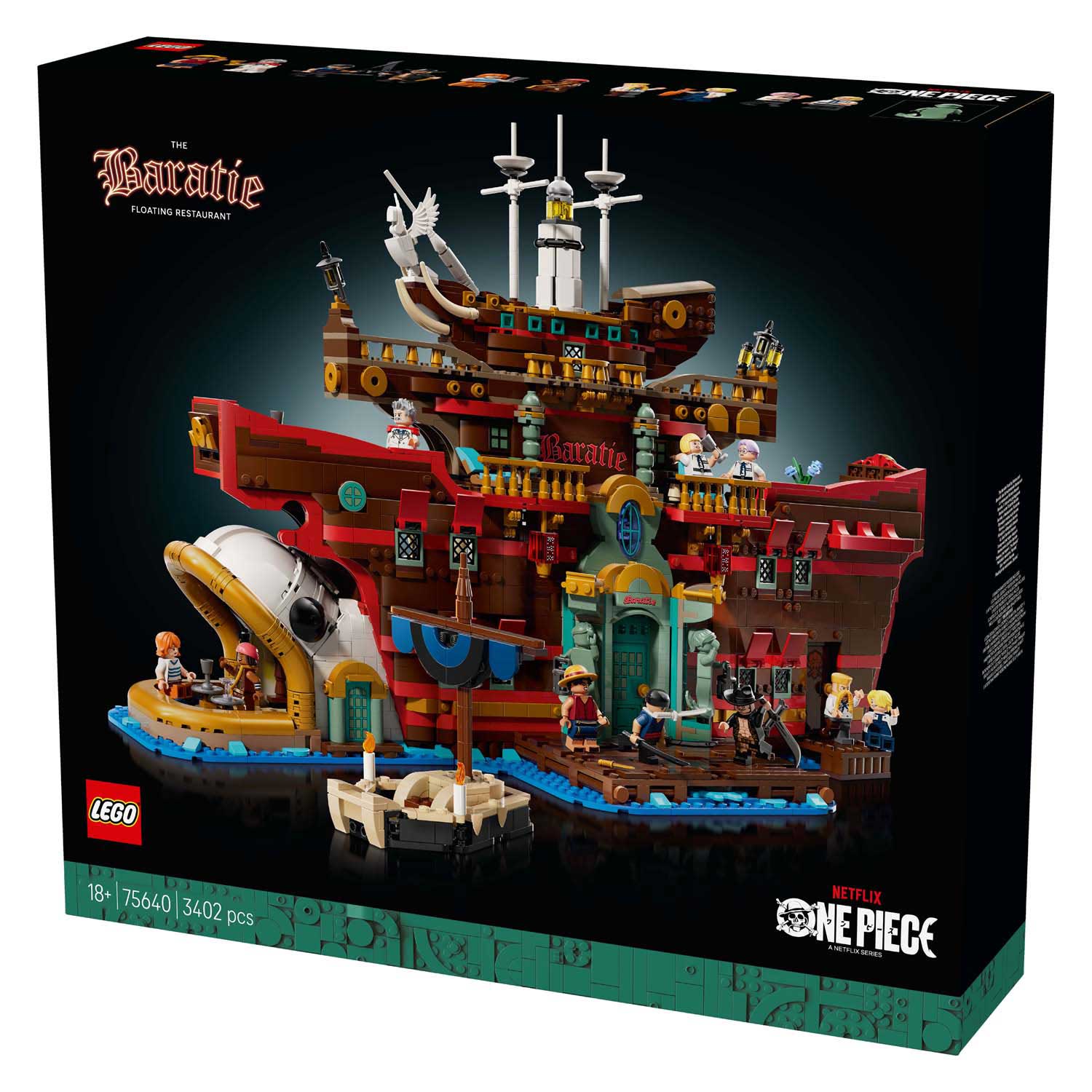 LEGO 75640 Ein Stück Das schwimmende Restaurant Bara