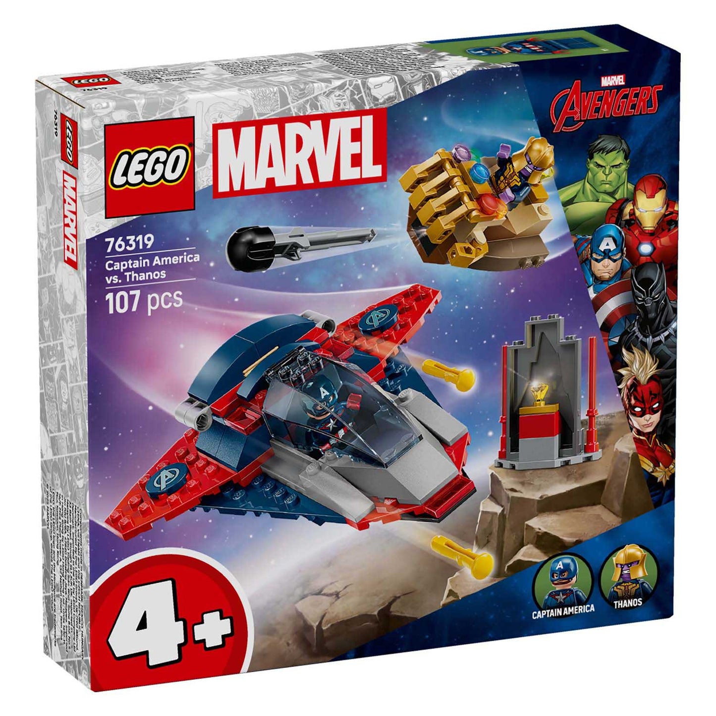 Lego Super Heroes Marvel 76319 Captain America gegen Thanos