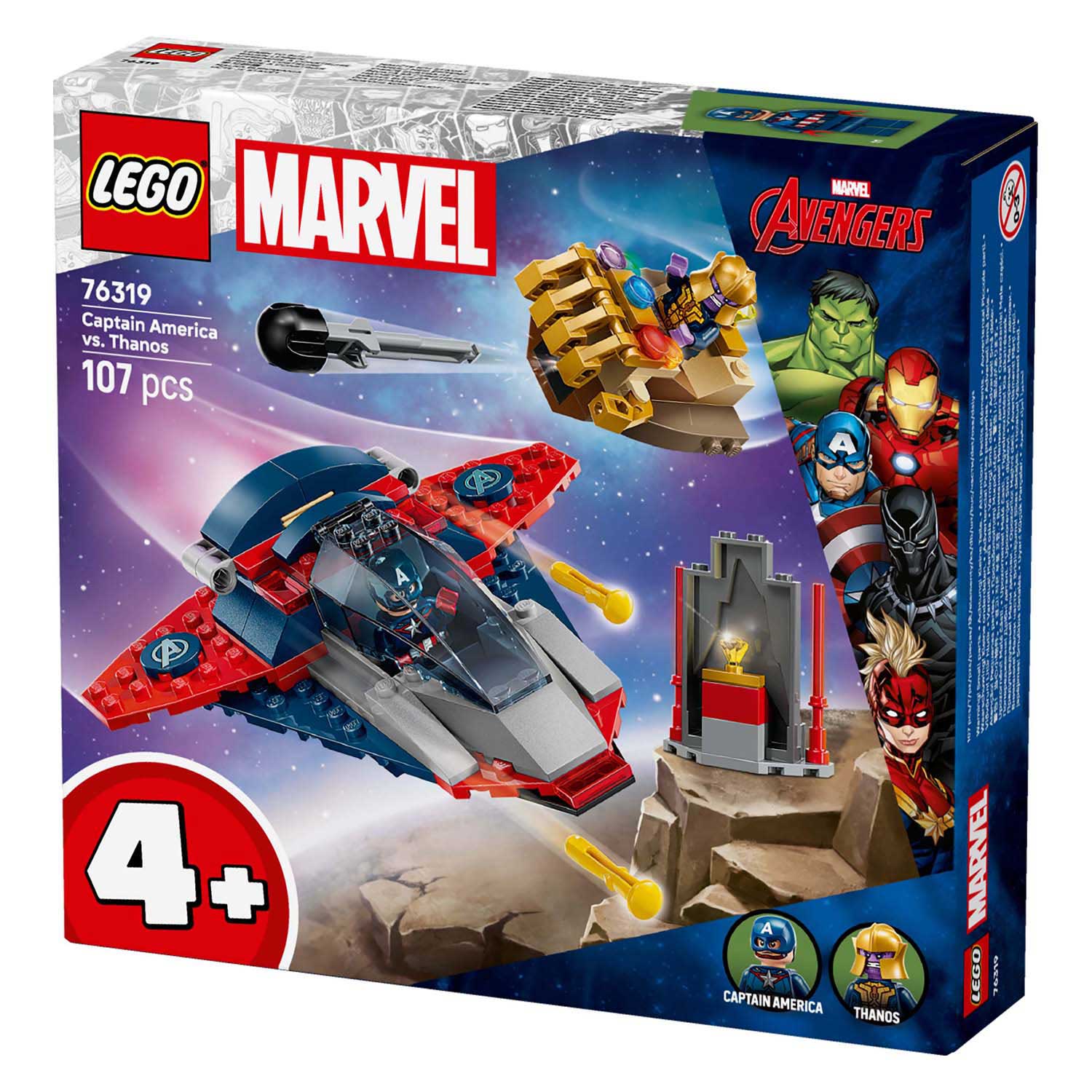 Lego Super Heroes Marvel 76319 Captain America gegen Thanos
