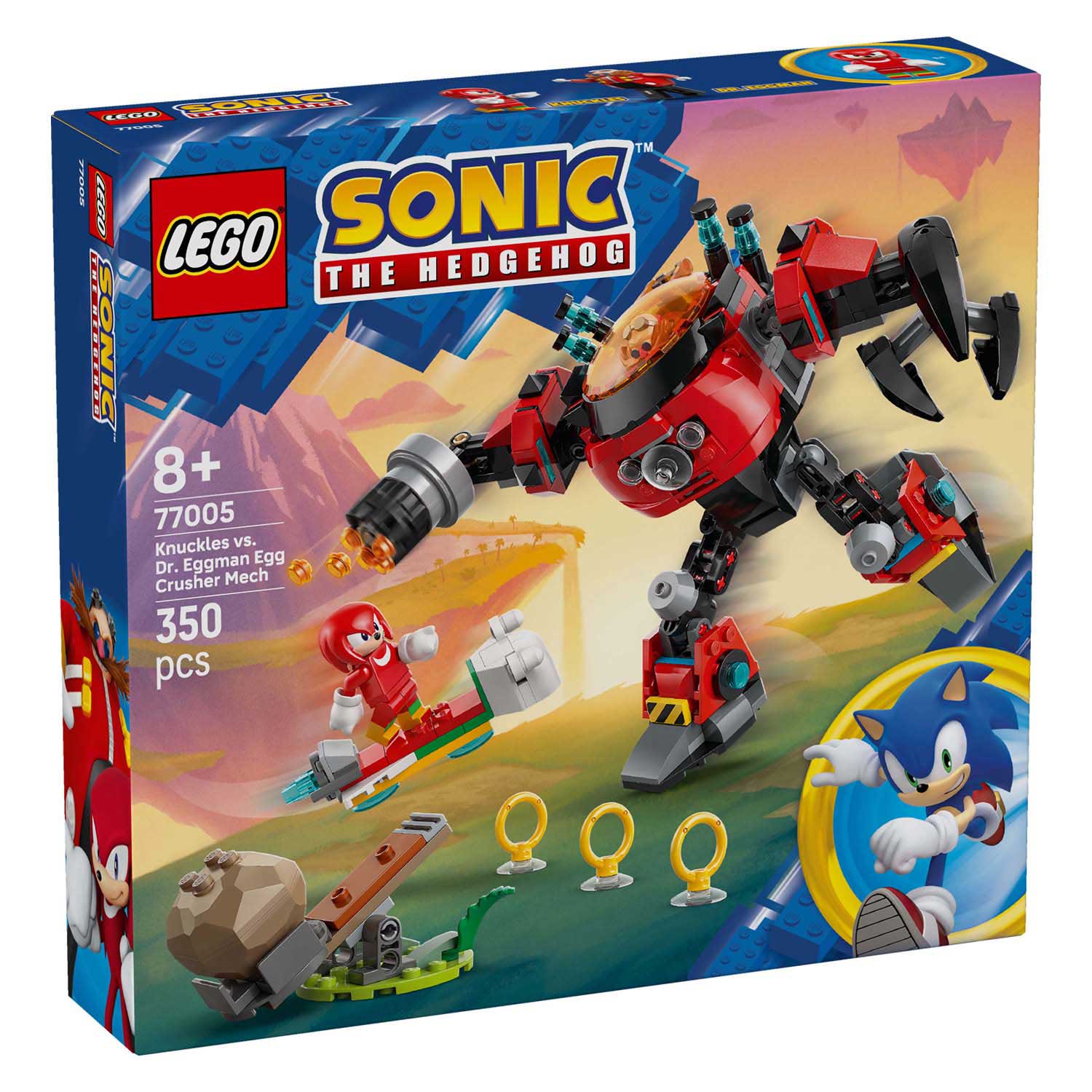 Lego Sonic 77005 Knuckles gegen Dr. Eggman Egg Crusher Mecha