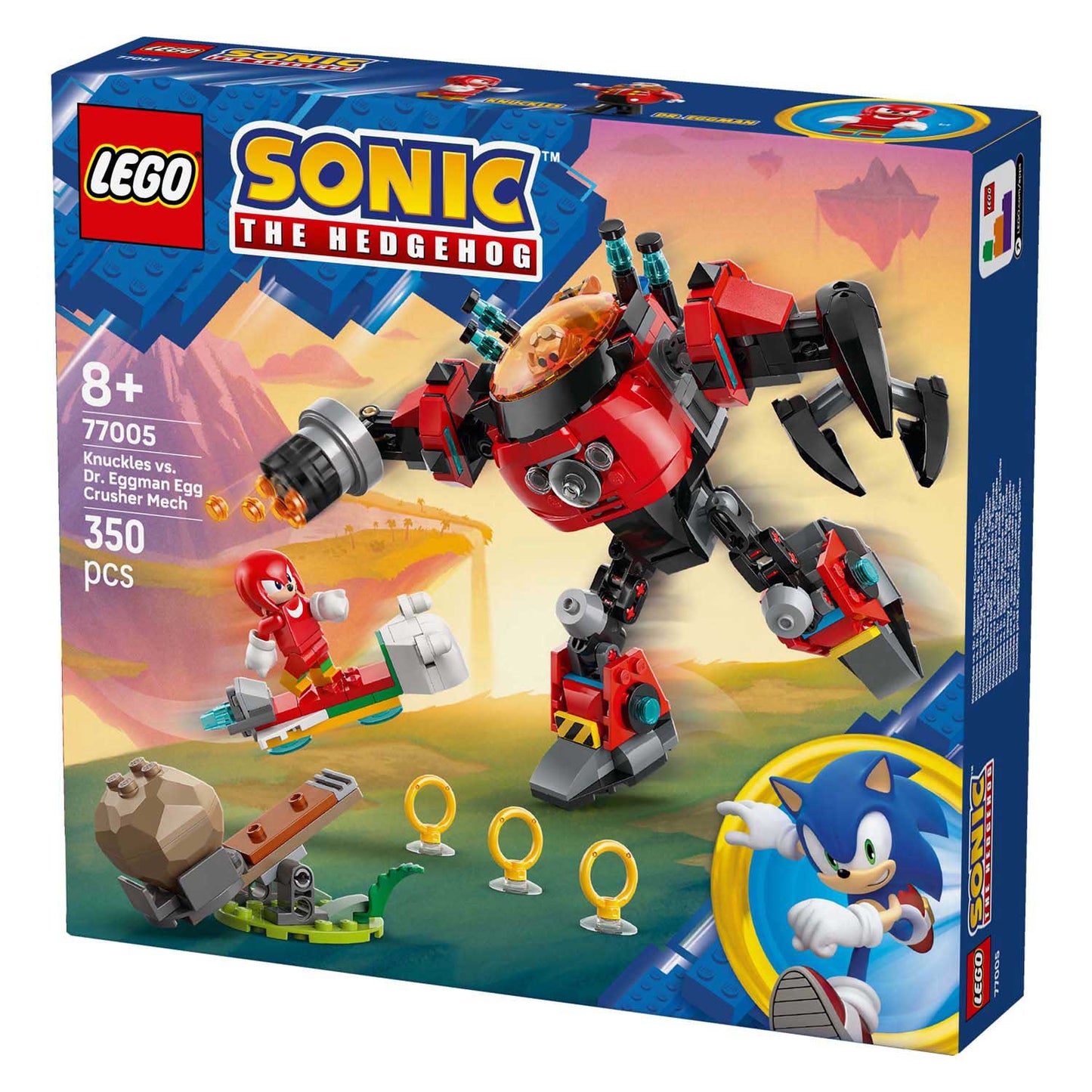 Lego Sonic 77005 Knuckles gegen Dr. Eggman Egg Crusher Mecha