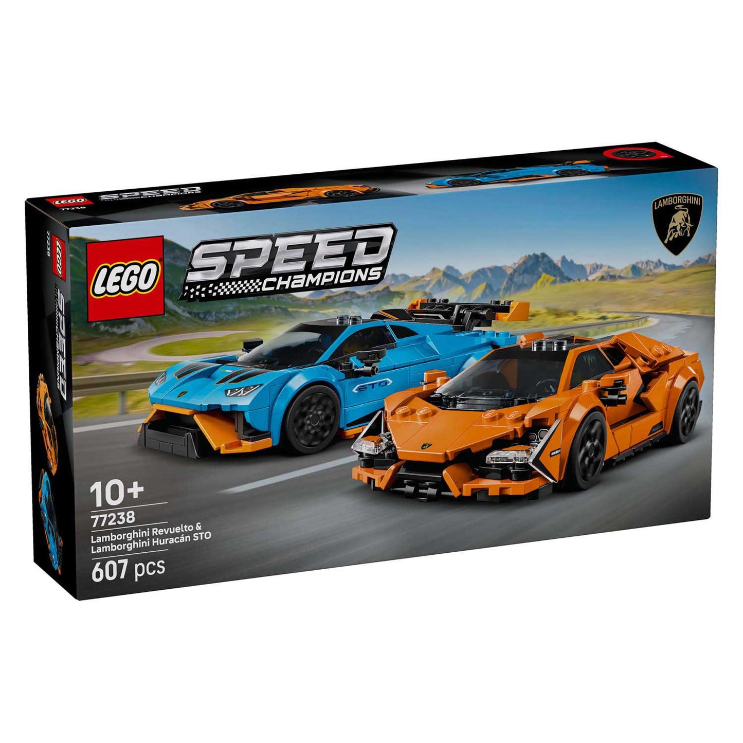 Lego Speed ​​Champions 77238 Lamborghini Revuelto und Huracan Sto