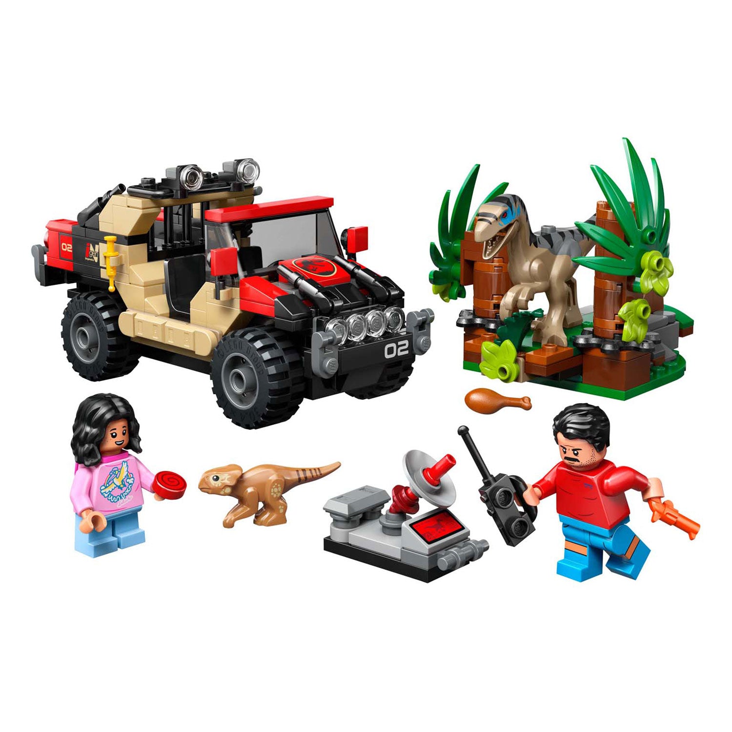 Lego Jurassic World 76972 Offroad -Lautstärke
