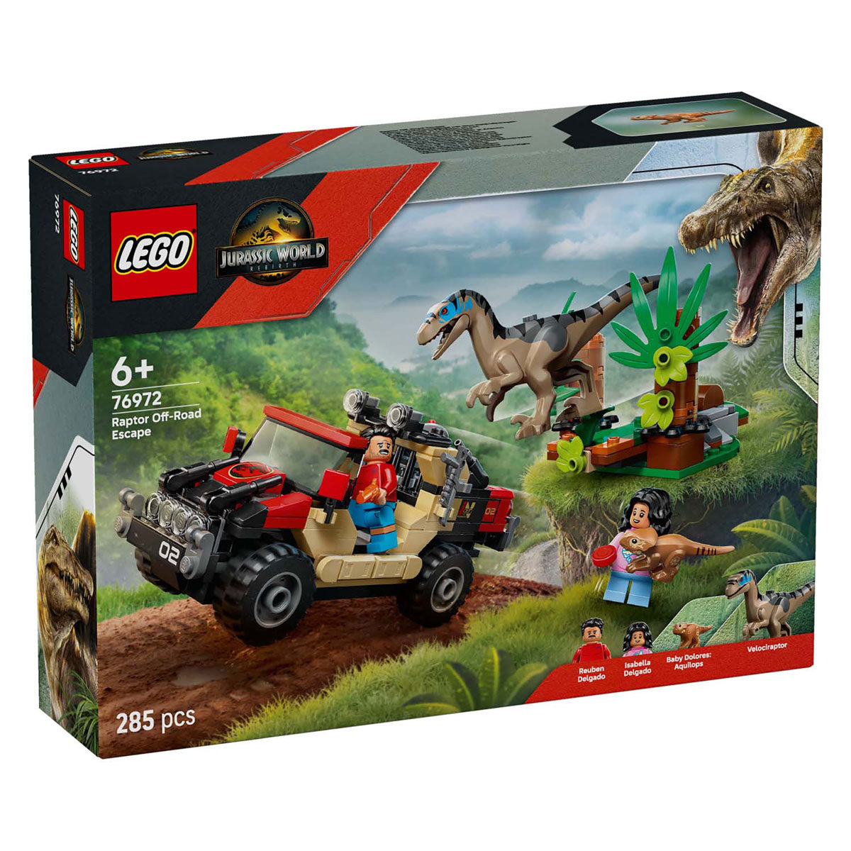 Lego Jurassic World 76972 Offroad -Lautstärke