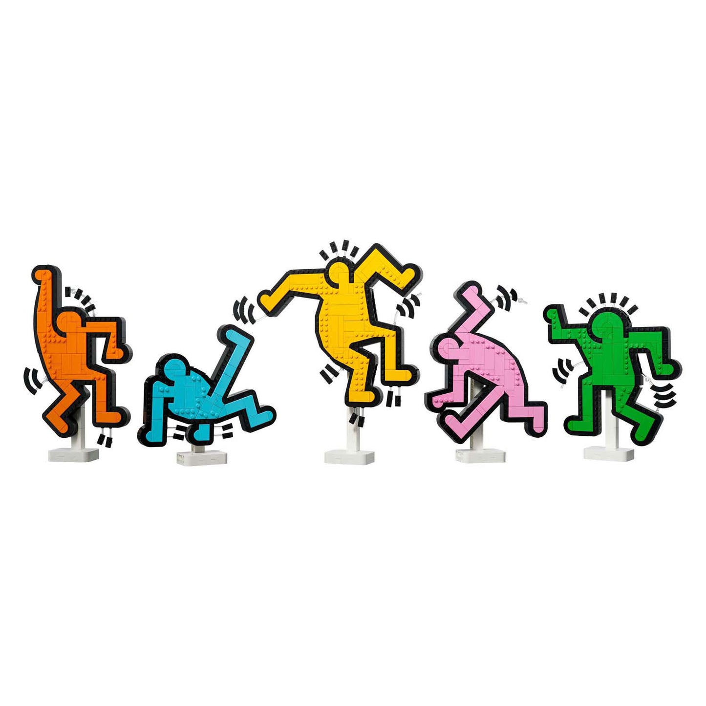 Lego Art 31216 Keith Haring Dancing Figuren