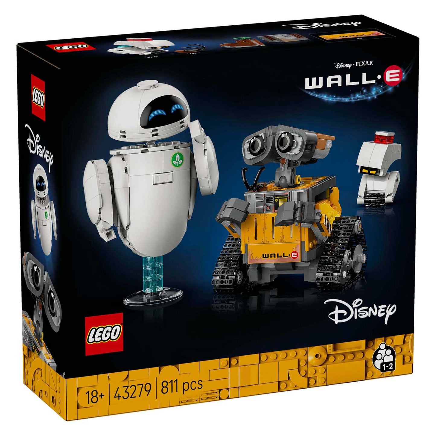 Disney Lego 43279 Pixar Wall-E und Eva
