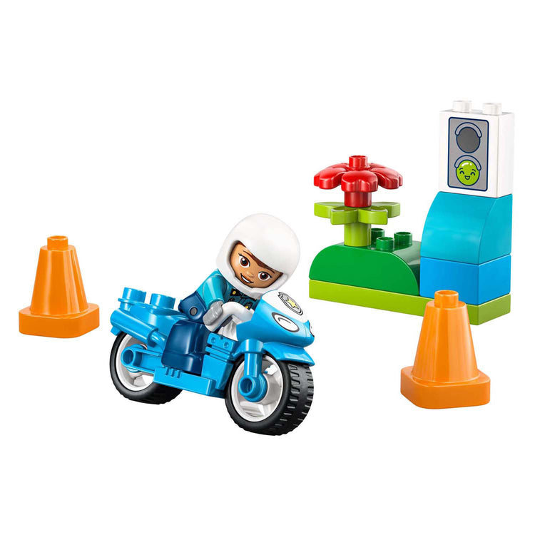 Lego 10471 Duplo Stadtblaues Polizeimotorrad | 2 Stk