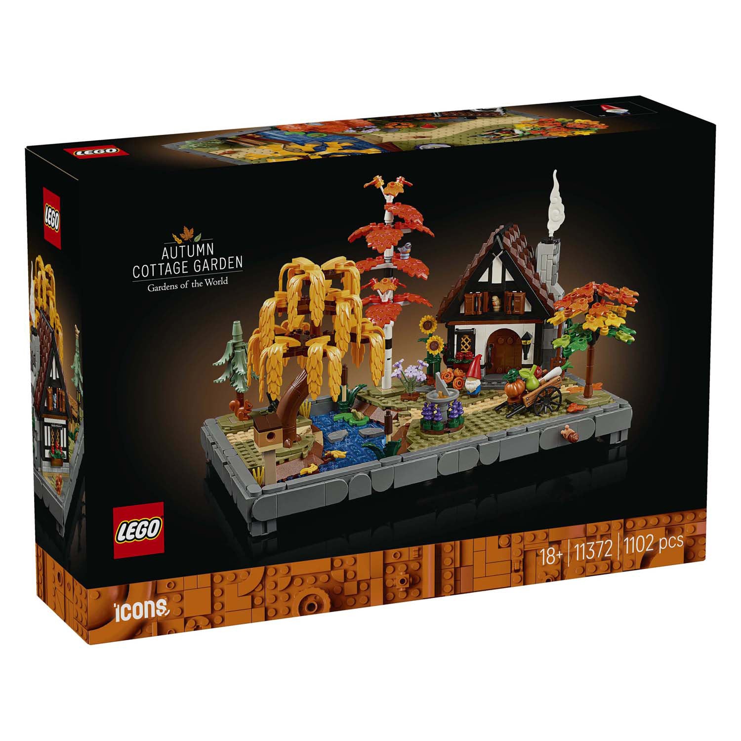 Lego 11372 Icons Herbstgarten mit Häuschen