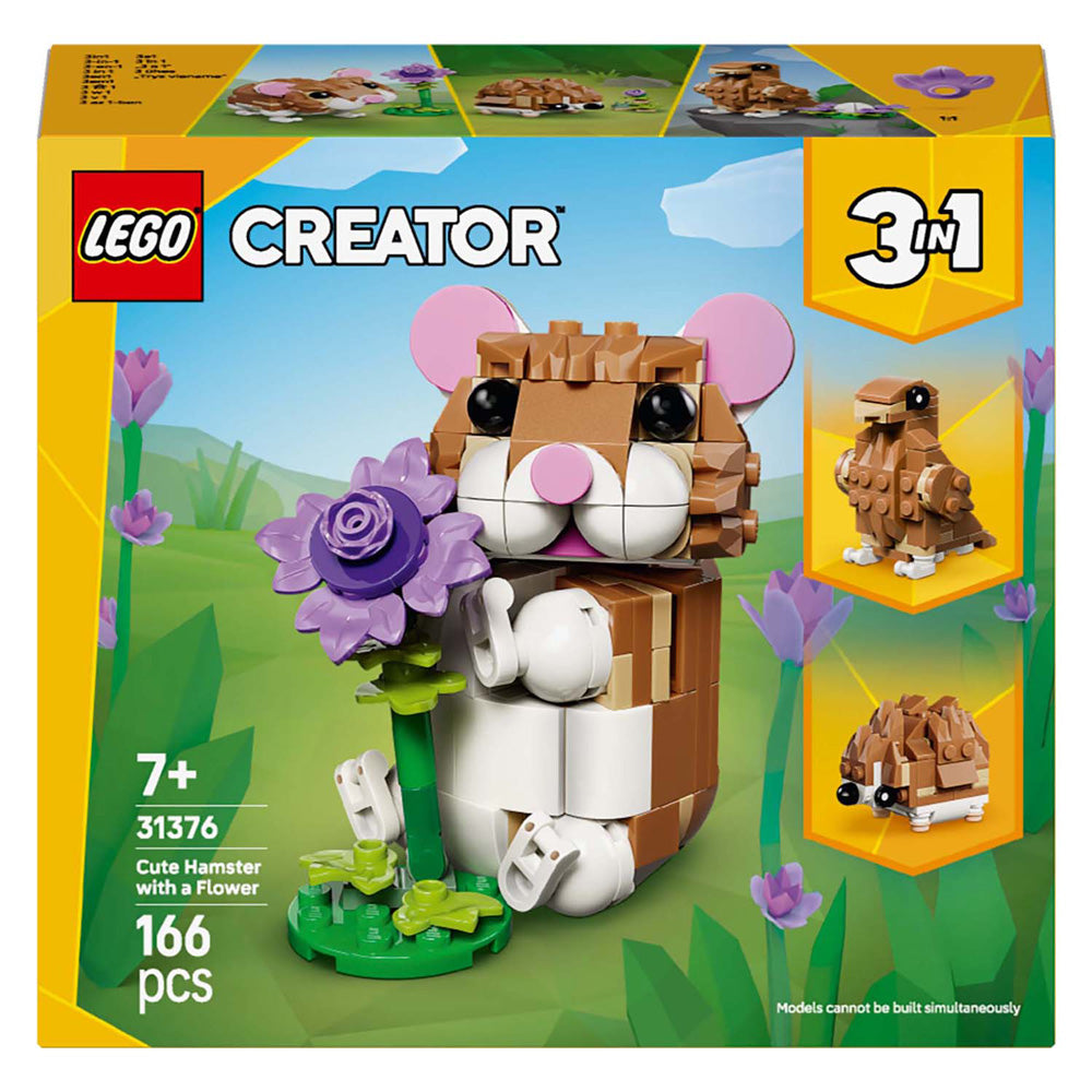 Lego 31376 Creator süßer Hamster mit Blume | 2 Stk