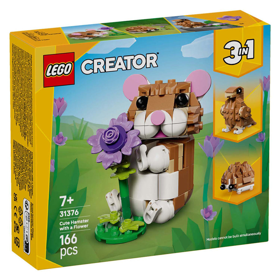 Lego 31376 Creator süßer Hamster mit Blume | 2 Stk