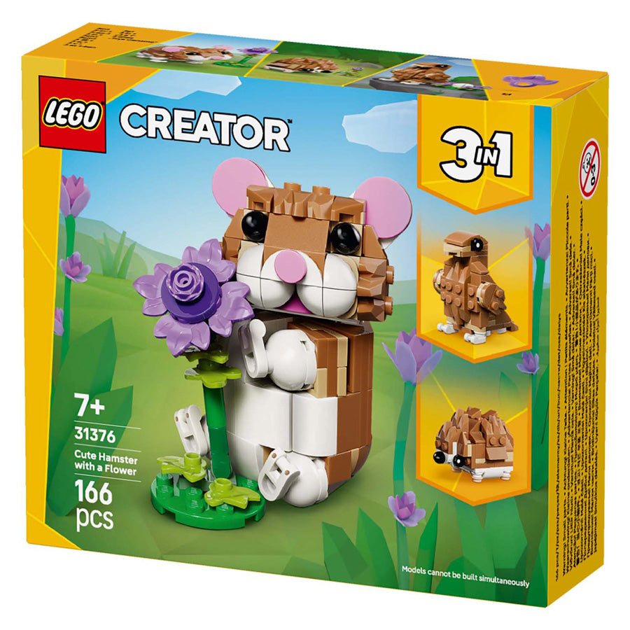 Lego 31376 Creator süßer Hamster mit Blume | 2 Stk