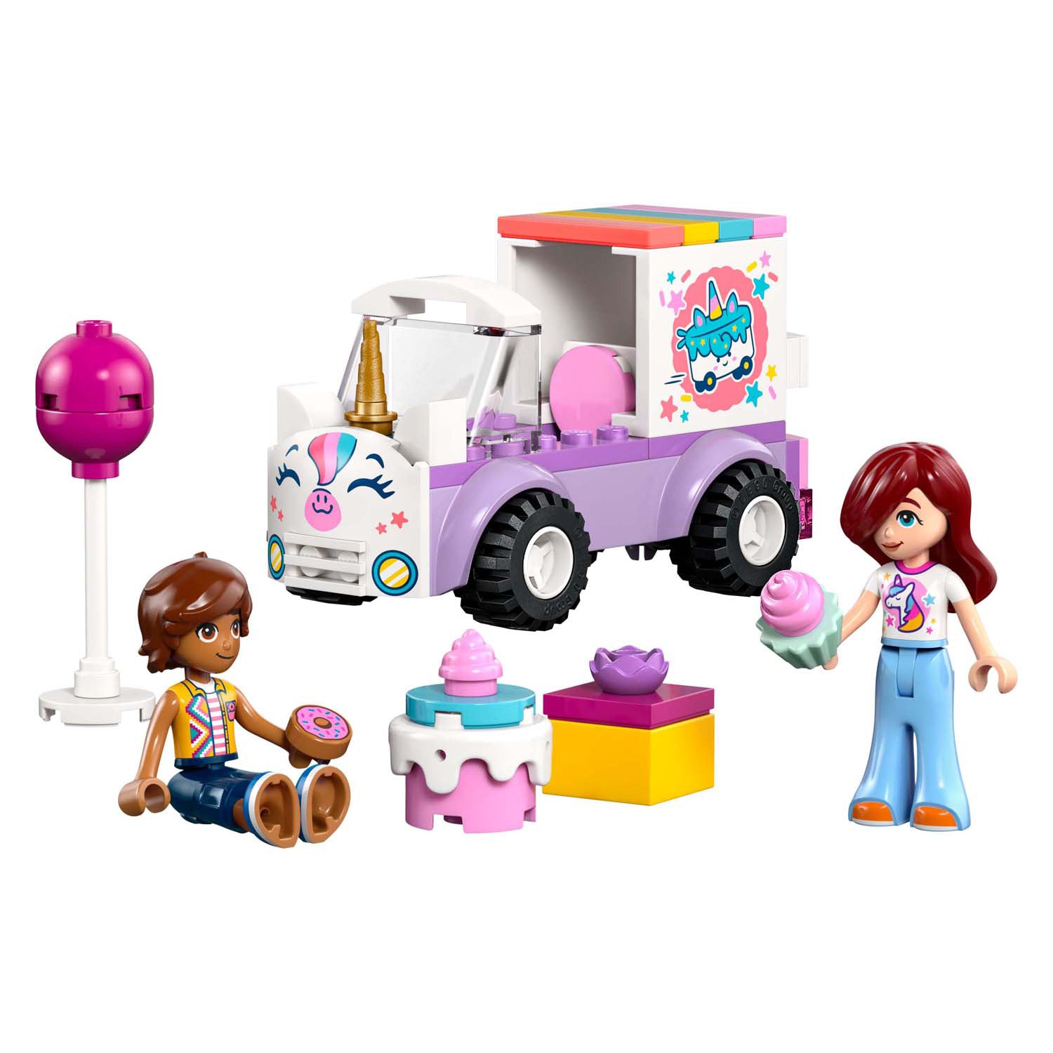 Lego Friends 42675 Einhorn-Kuchenlieferwagen | 2 Stk