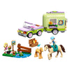 Lego Friends 42695 Anhänger und Pferd und Fohlen