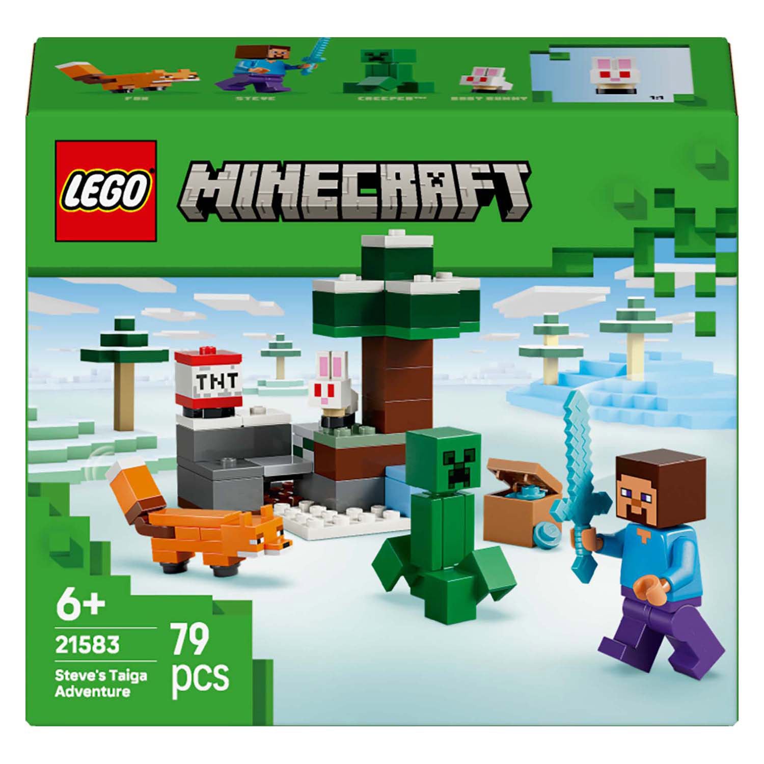 Lego Minecraft 21583 Steves Taiga-Abenteuer
