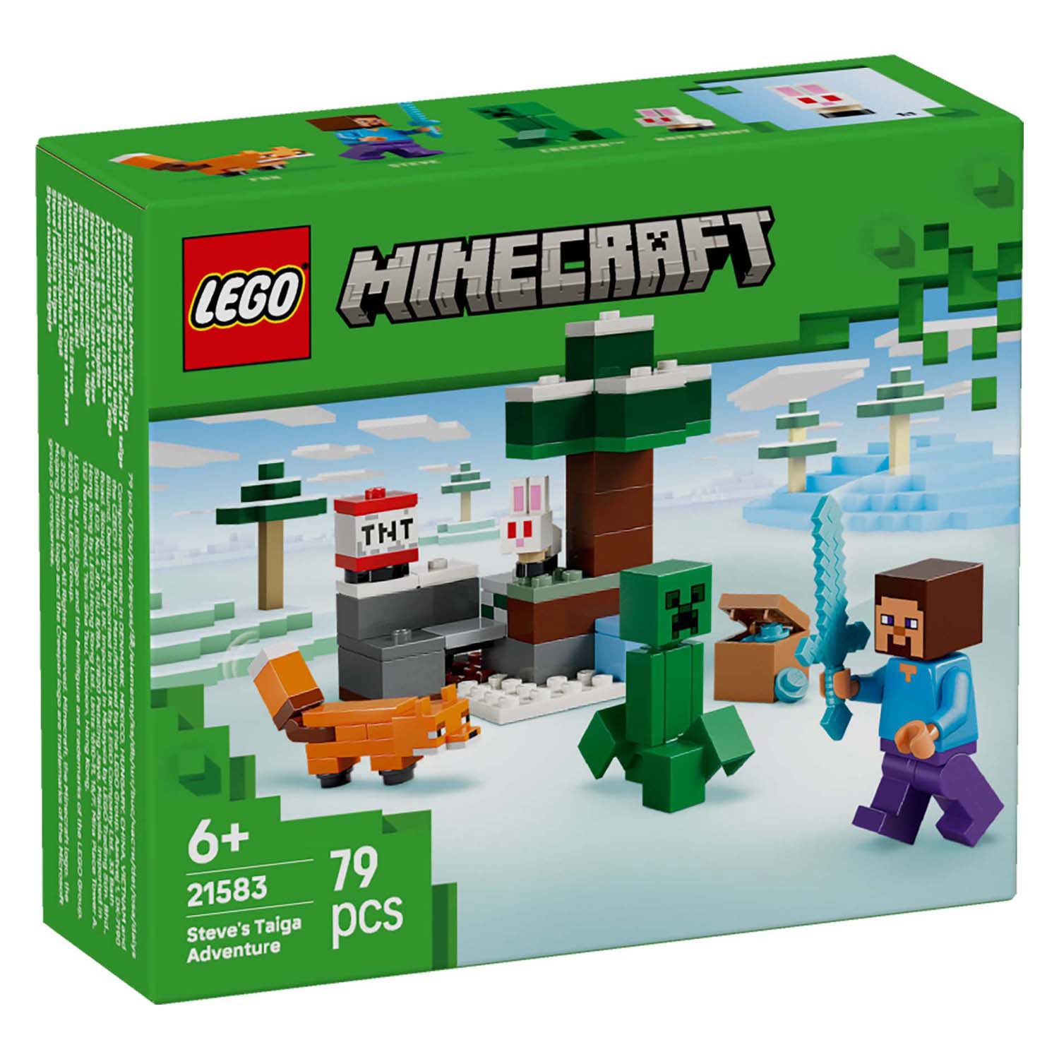 Lego Minecraft 21583 Steves Taiga-Abenteuer