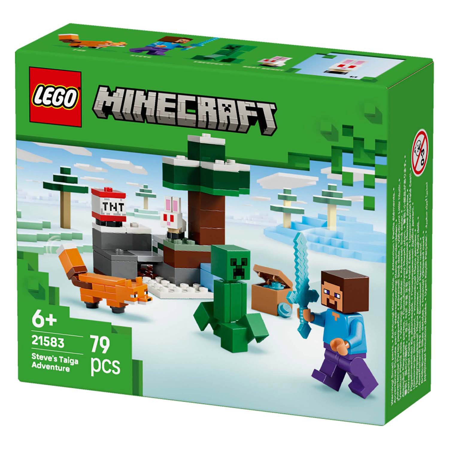 Lego Minecraft 21583 Steves Taiga-Abenteuer